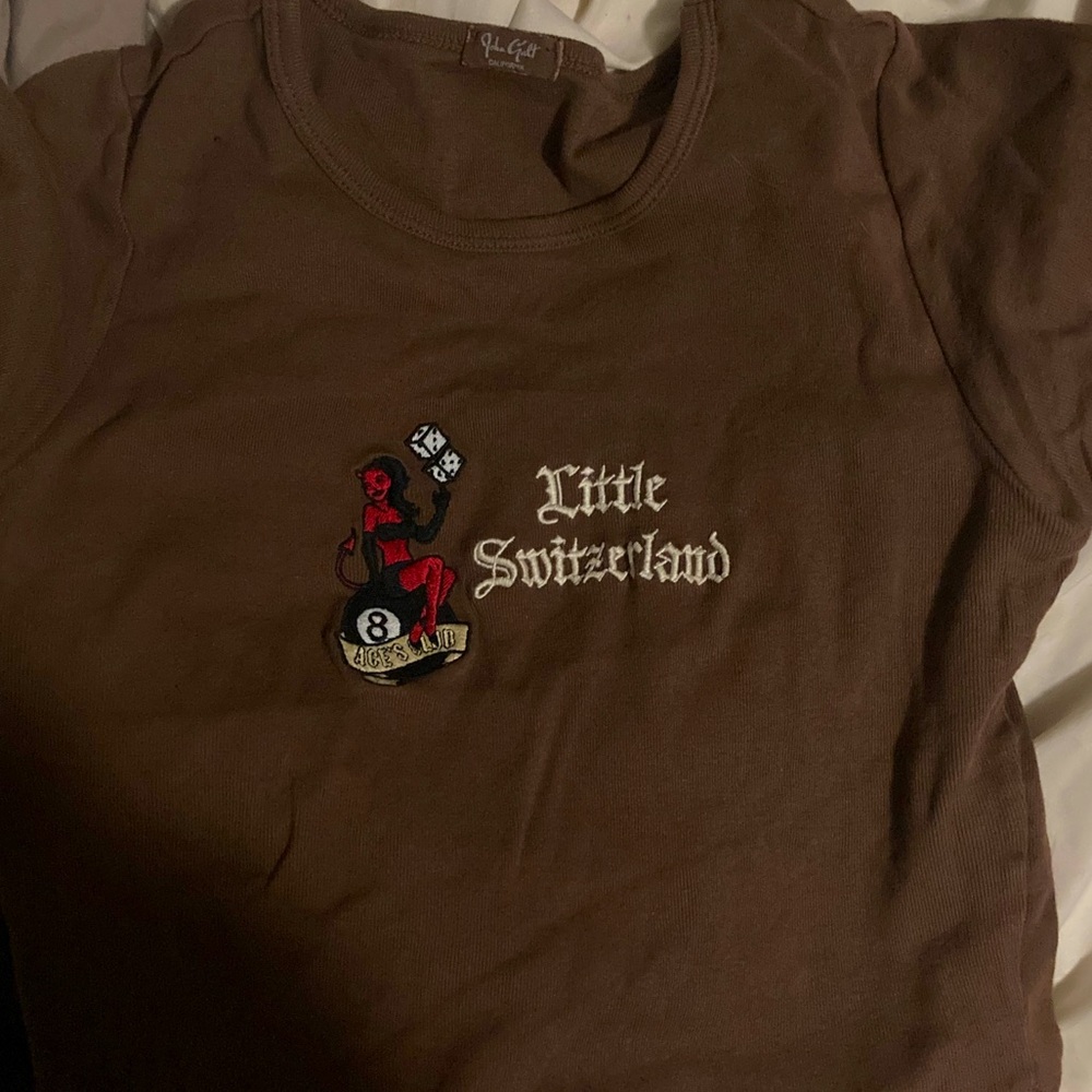Vintage Switzerland baby tee